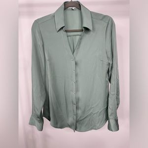Express Green Button Down